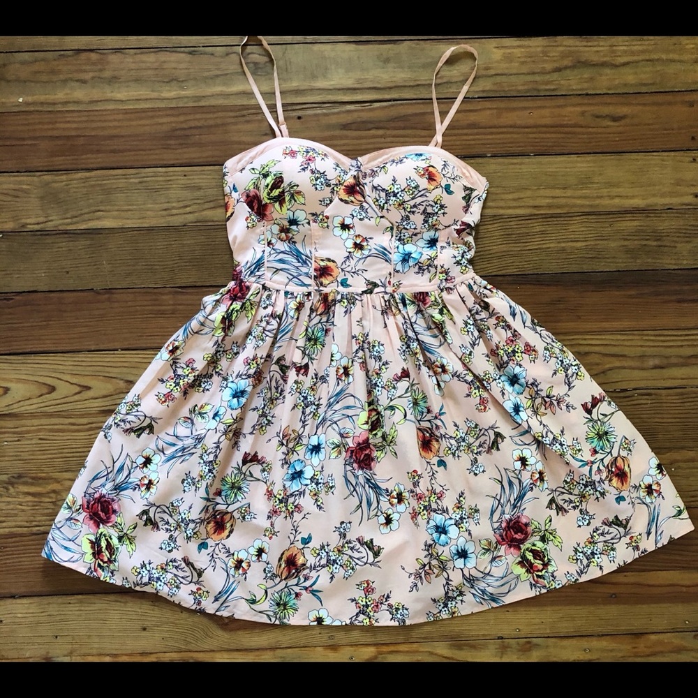 Band of Gypsies Corset Floral Dress